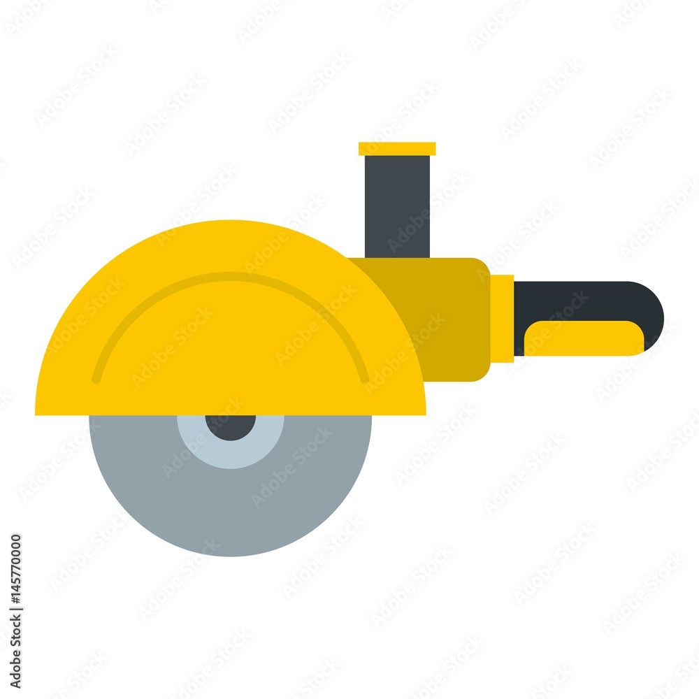 High speed cut off machine icon isolated High speed cut off machine icon isolated