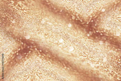 Abstract of golden bokeh light background. © banthita166