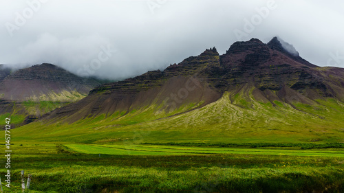 Mountain view in Iceland