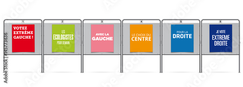 Élections Législatives 2017 - Panneau électoral