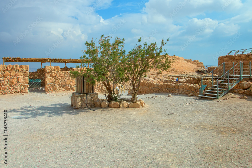 Ruins of Masada fortress, Israel Ruins of Masada fortress, Israel