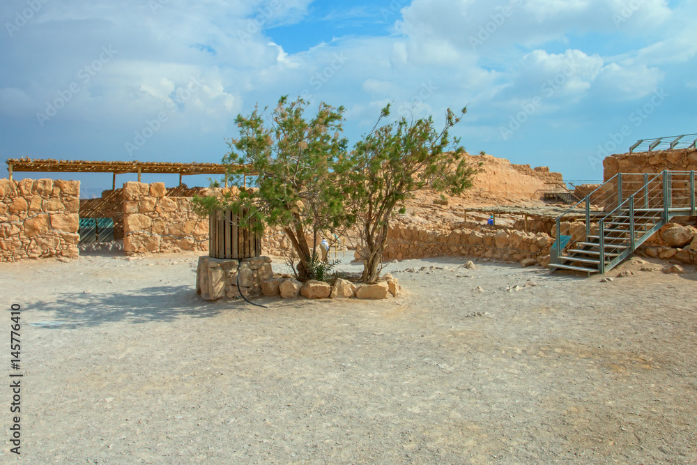 Ruins of Masada fortress, Israel