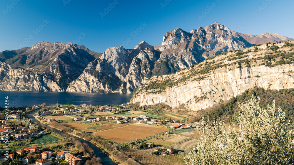 Town of Riva del Garda, Lake Garda, Italy. Town of Riva del Garda, Lake Garda, Italy.