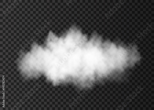 White  dust  cloud  isolated on transparent background.