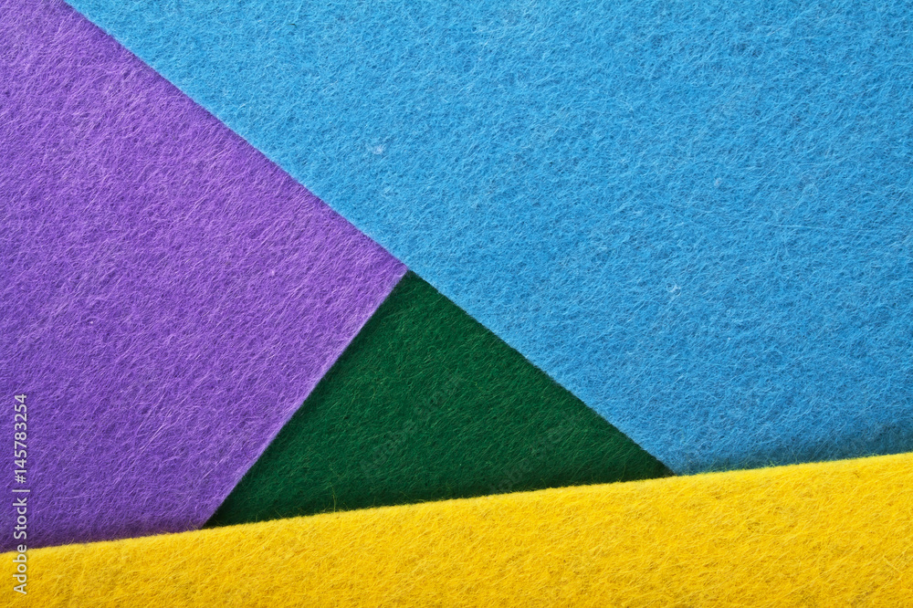 Background of different colors of felt Background of different colors of felt