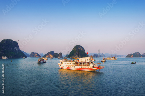 Morning in Halong Bay, Vietnam, Southeast Asia