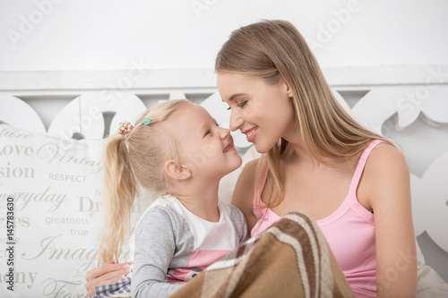 Mother and Child Parenting Motherhood Love Care Concept