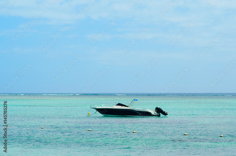 Fishing boats in Mauritius