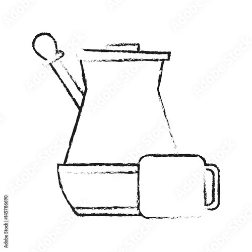 press coffee related icon image vector illustration design  © Jemastock