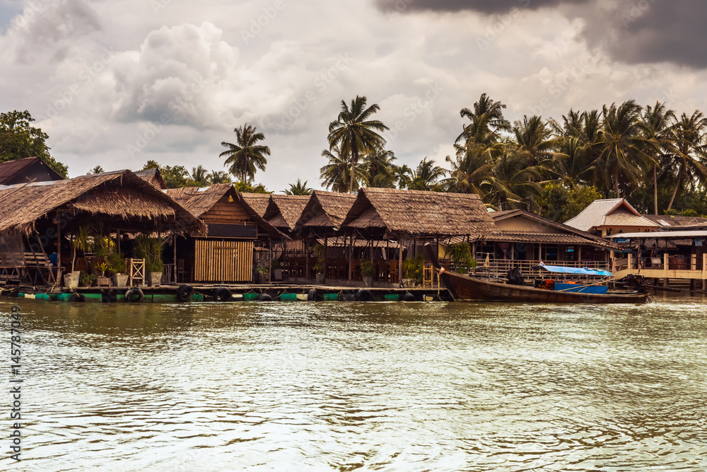 fishing village in Krabi Province, Thailand fishing village in Krabi Province, Thailand