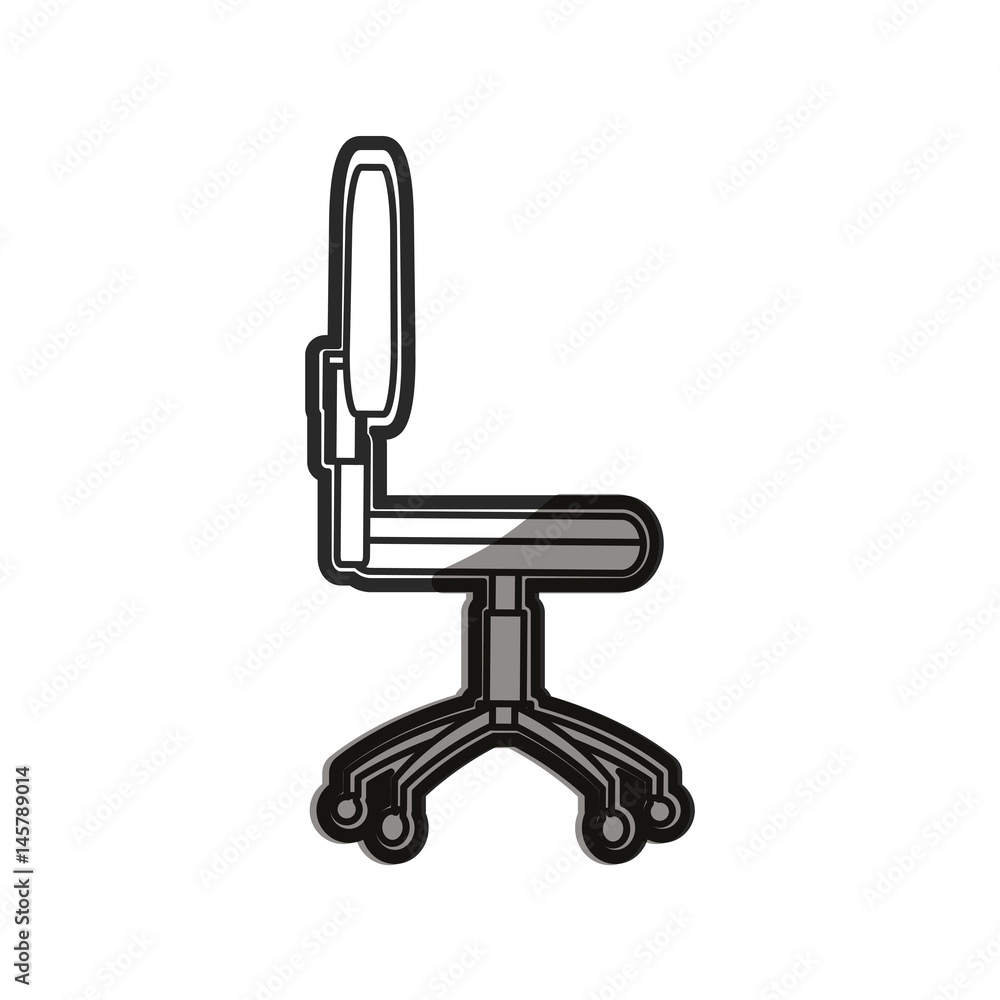 office chair wheel image shadow vector illustration office chair wheel image shadow vector illustration