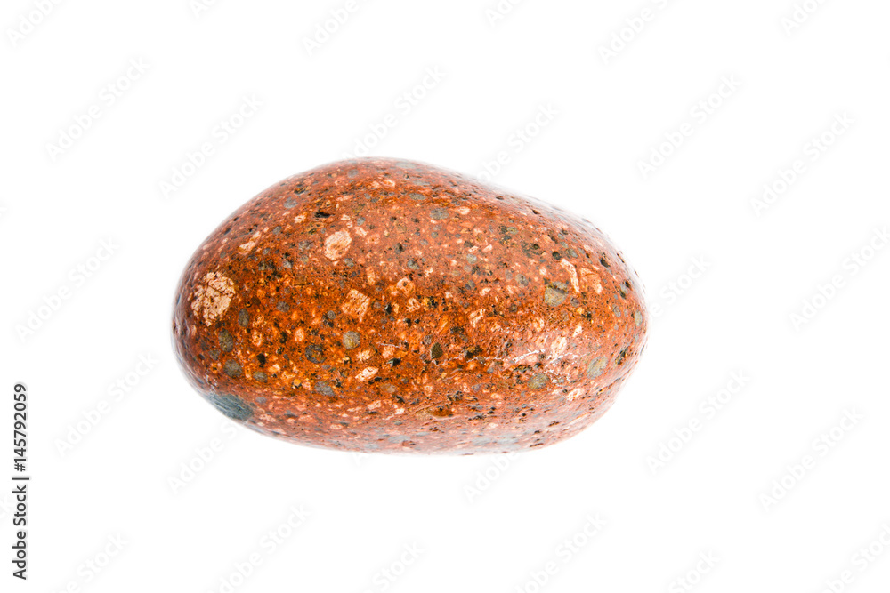 wet sea stone isolated on white background wet sea stone isolated on white background