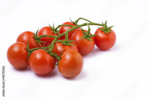 Cherry tomato, isolated on white background