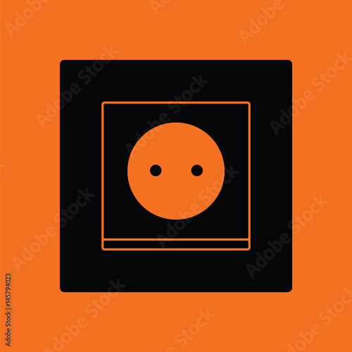 Europe electrical socket icon