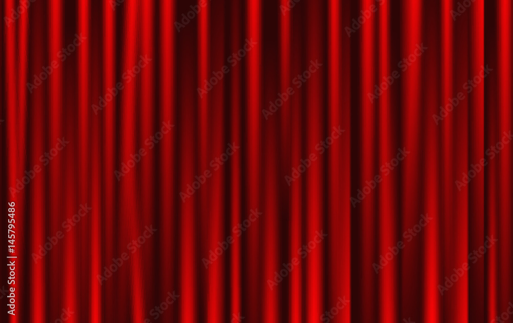 theatrical background. Red drape curtains theatrical background. Red drape curtains