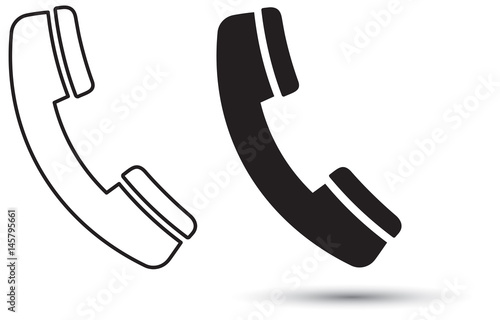 ICÔNE TÉLÉPHONE FILAIRE