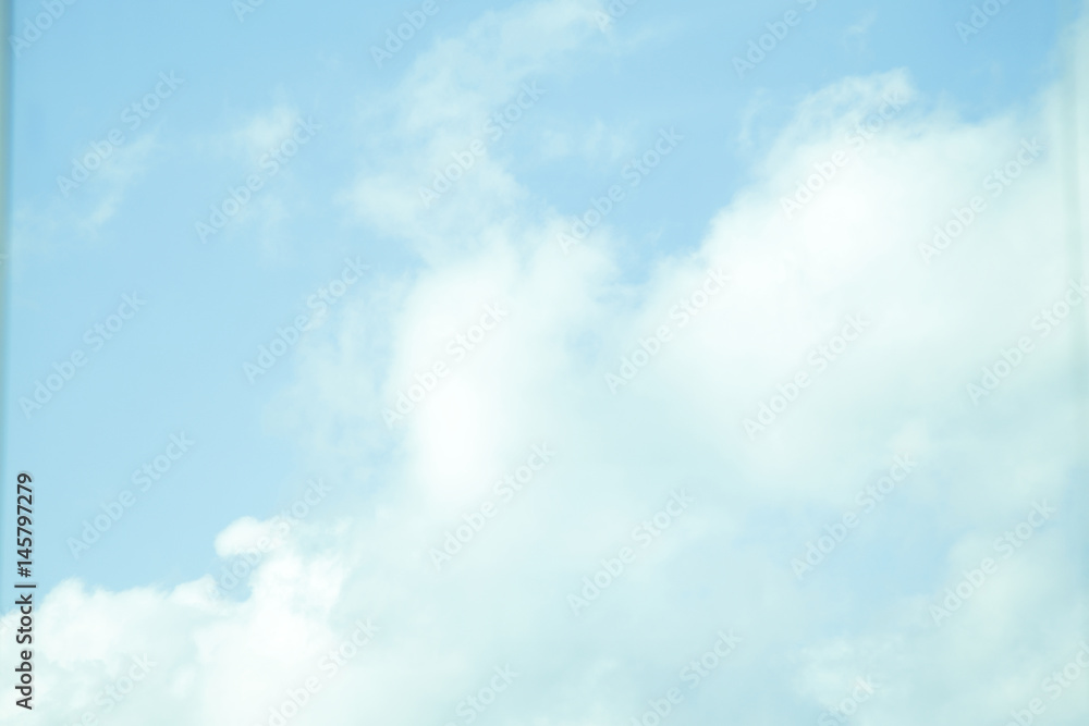 Obraz premium blue sky with cloud