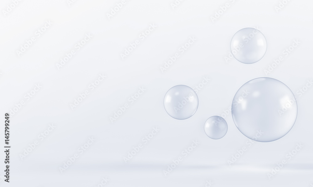 White shpere pearl background. 3d render White shpere pearl background. 3d render