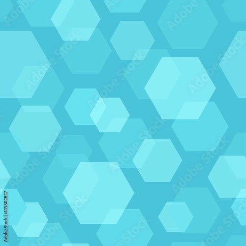 Vector Background with Hexagon