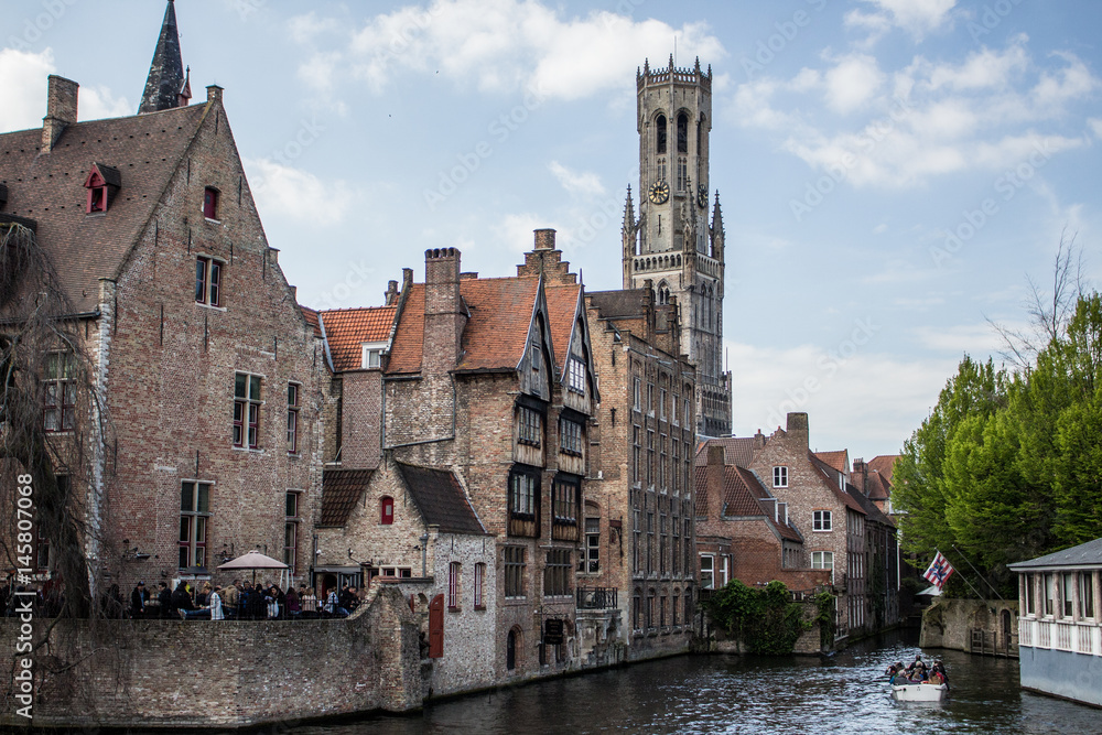 Bruges Gothic Buildings