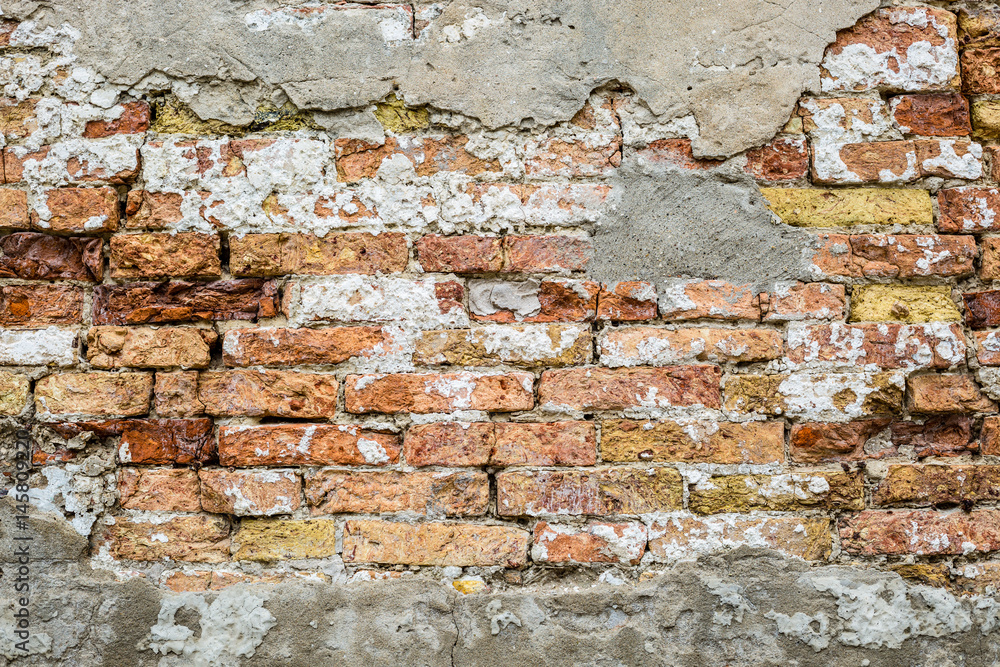 Textured background: old brick wal Textured background: old brick wal