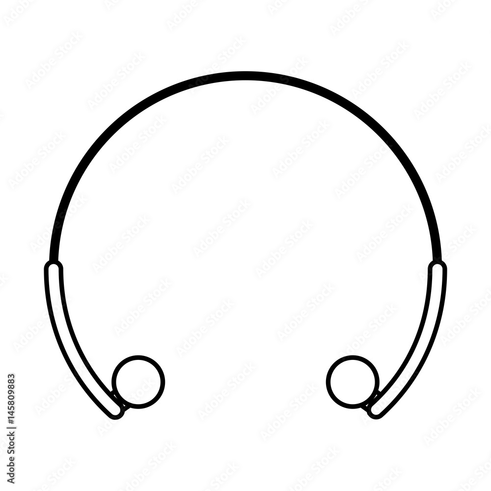 earphones audio isolated icon vector illustration design earphones audio isolated icon vector illustration design