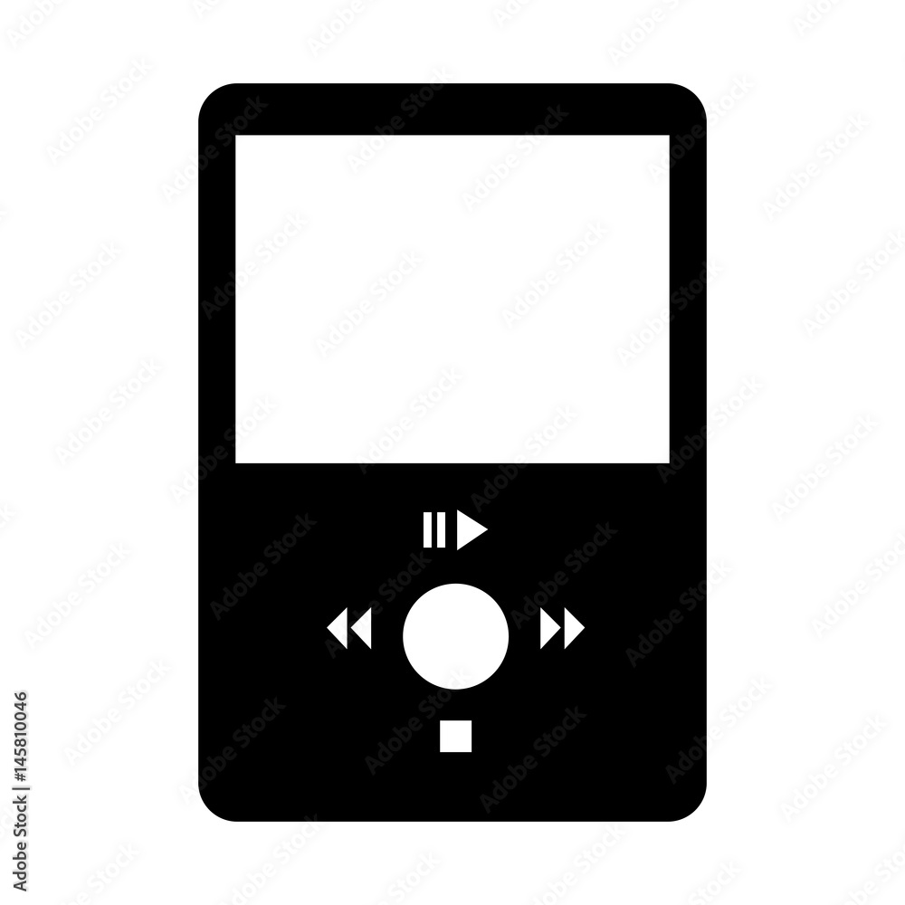 mp3 music player icon vector illustration design mp3 music player icon vector illustration design
