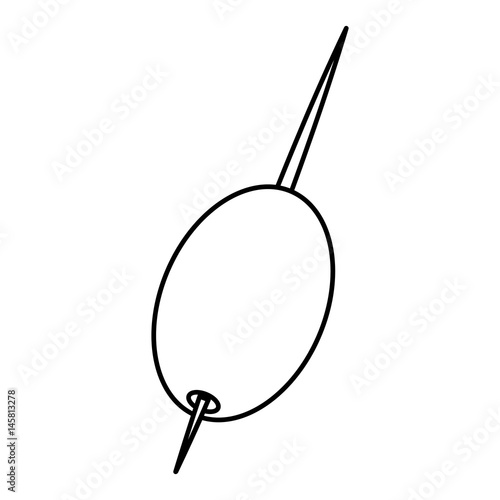 cocktail olive isolated icon vector illustration design