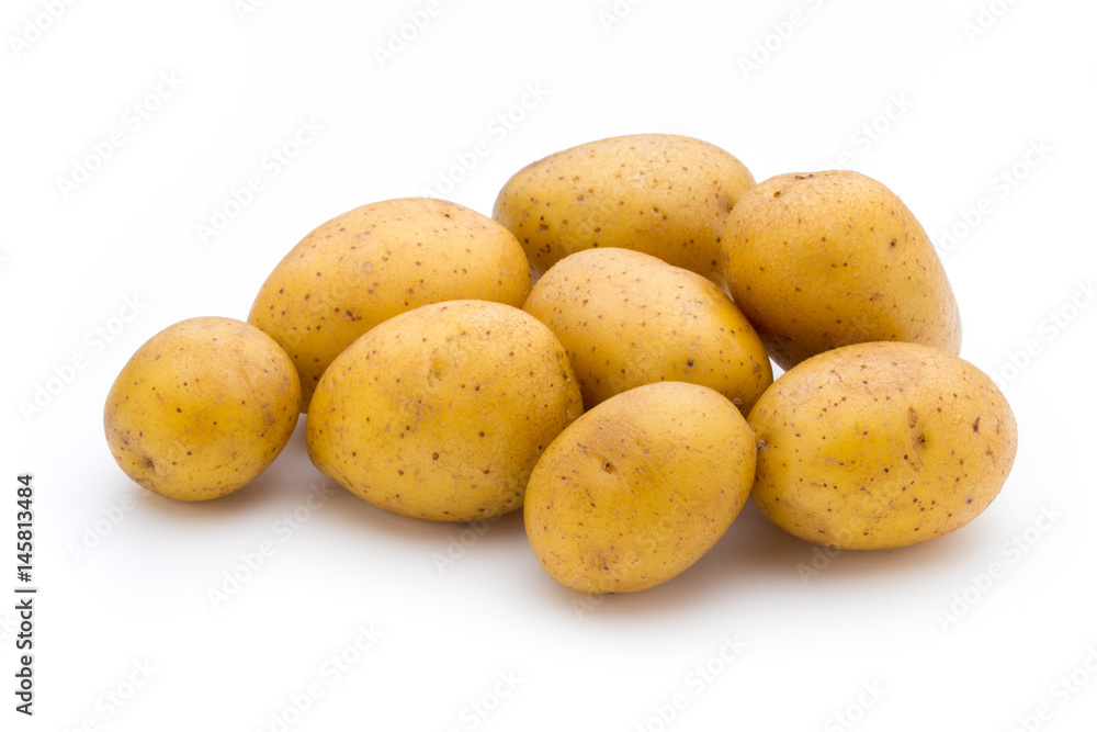 Raw potato isolated on white background. Raw potato isolated on white background.