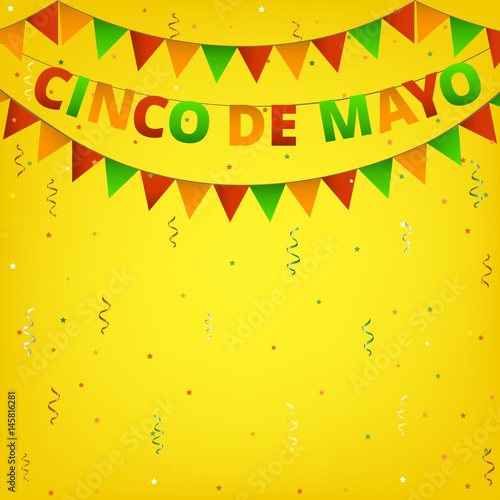 Cinco de Mayo colorful bunting