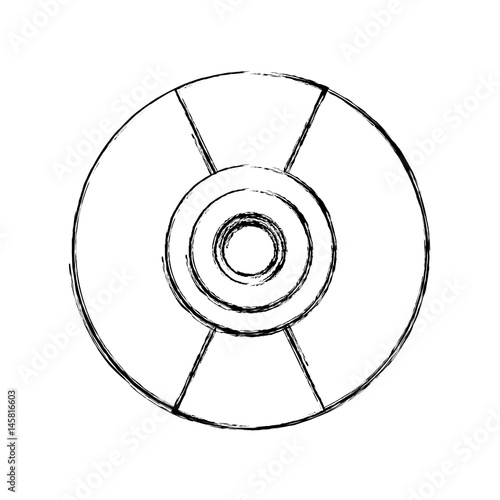 compact disk isolated icon vector illustration design