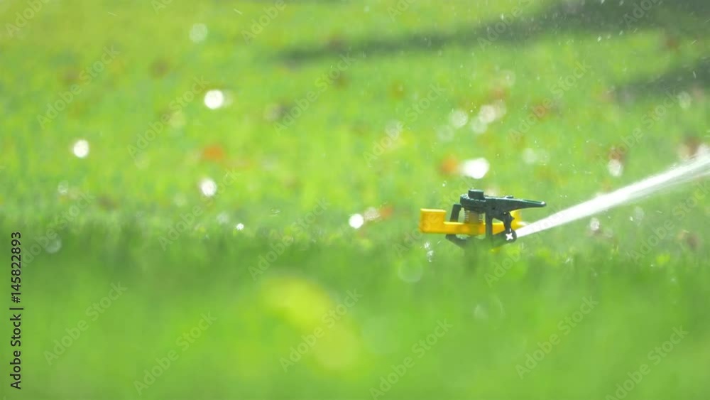 High quality video of sprinkler in 4k High quality video of sprinkler in 4k