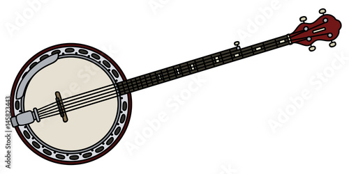 Classic five strings banjo