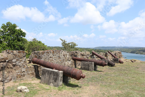 PANAMA, APR 14: San Lorenzo fort Spanish ruins. Environmental factors, lack of maintenance and uncontrollable urban developments have cited UNESCO List of World Heritage in Danger, Panama Apr 14, 2017