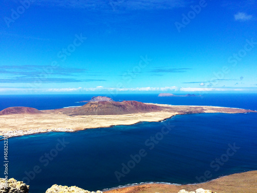 Fototapeta Naklejka Na Ścianę i Meble -  A beautiful island and amazing blue sky