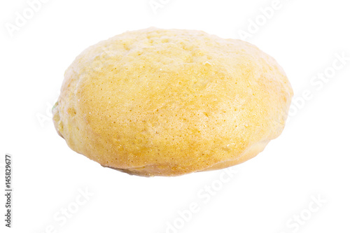 fresh bread Buns isolated on white background