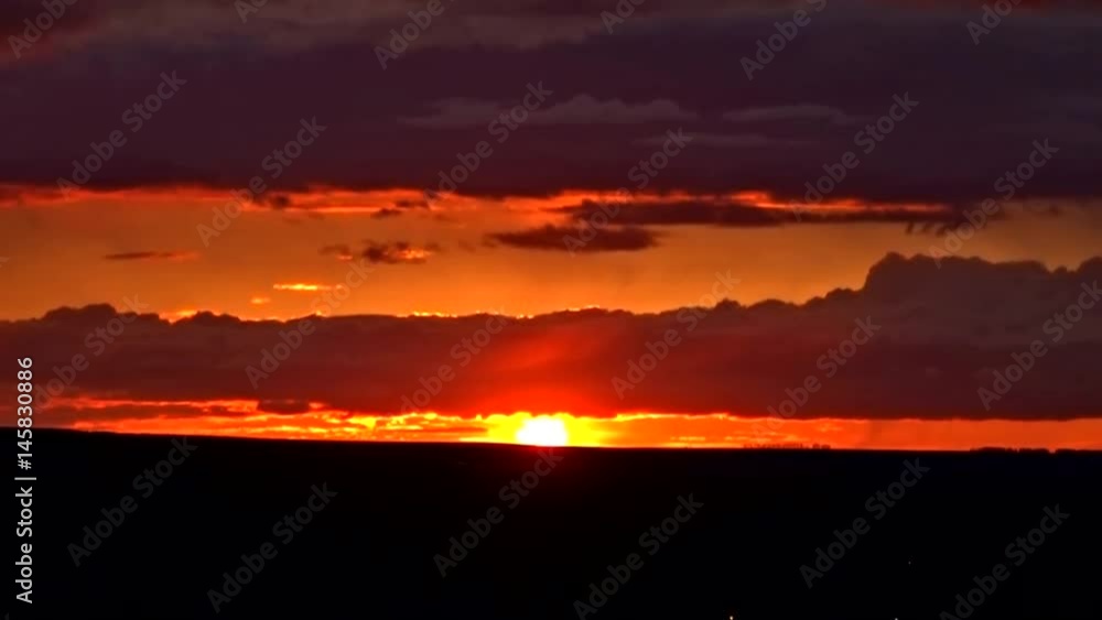 Fiery sunse Fiery sunse