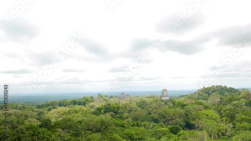 Time Lapse Video of Clouds over the Tikals National Park photo