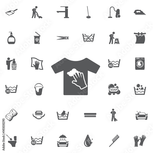dirty laundry icon illustration isolated vector sign symbol.