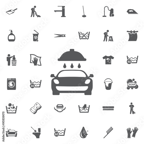 icon of car wash.