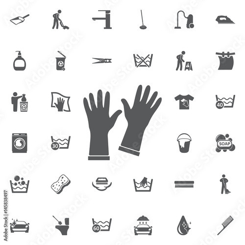 Gloves icon.