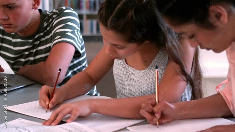 Students studying in classroom Students studying in classroom