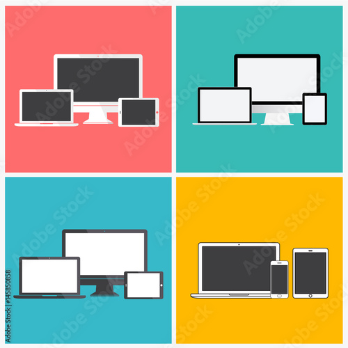 Technology Digital Device Icon Vector Concept