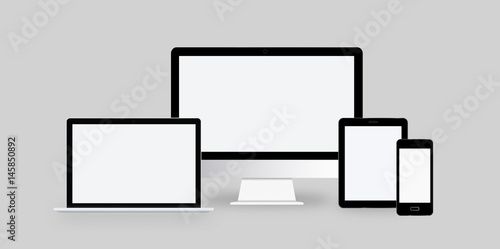 Technology Digital Device Icon Vector Concept