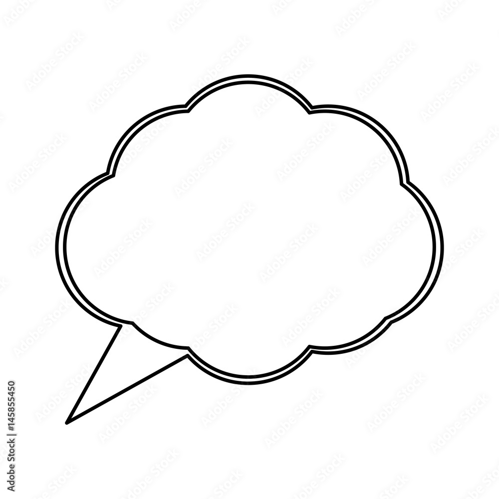 Think bubble symbol icon vector illustration graphic design Think bubble symbol icon vector illustration graphic design