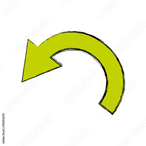 Arrow cursor symbol icon vector illustration graphic design