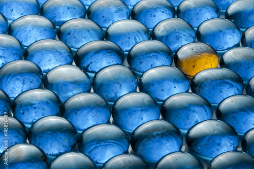 Stand out from the crowd Glass background