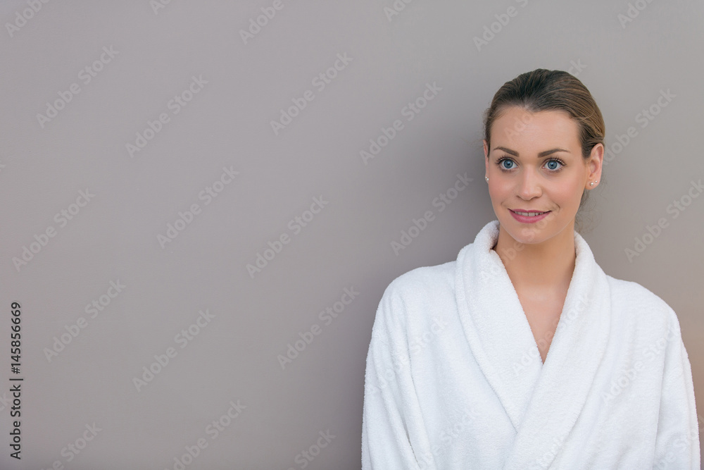 beautiful woman relaxing after the spa beautiful woman relaxing after the spa