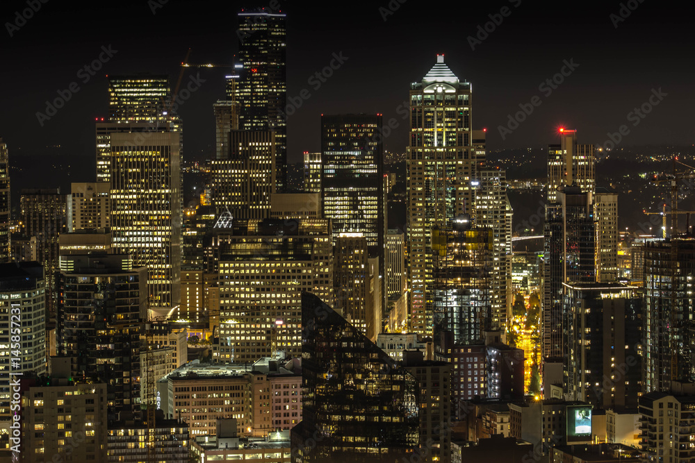 Fototapeta premium downtown seattle