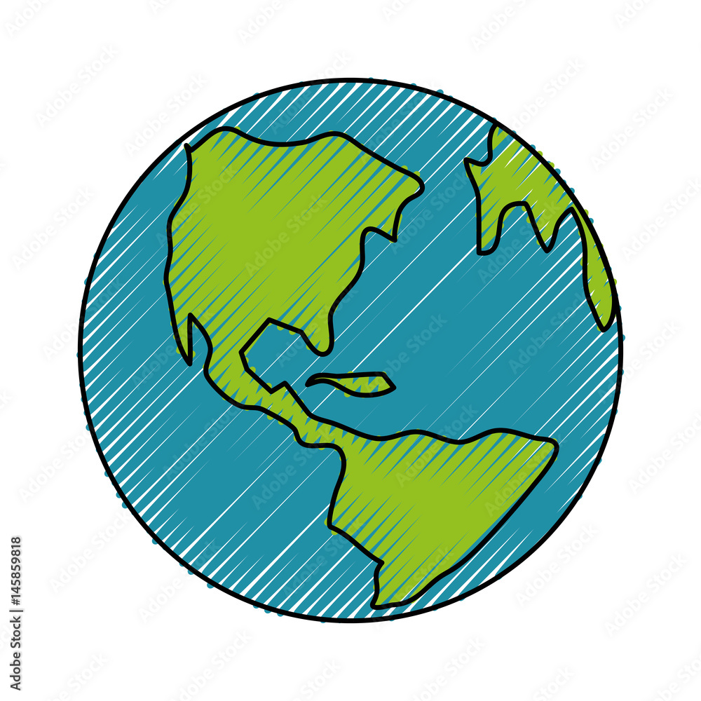 Isolated world earth icon vector illustration graphic design Isolated world earth icon vector illustration graphic design